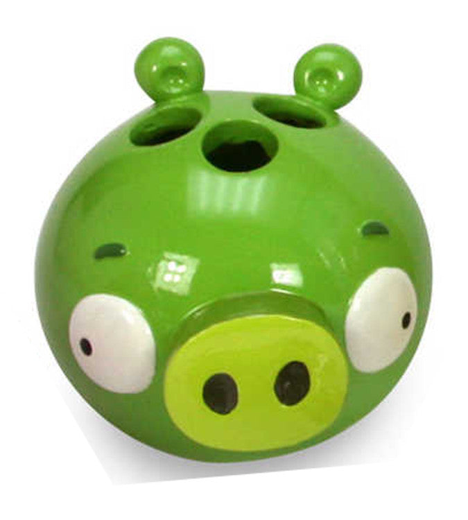 Angry Birds "Burst" Pig Toothbrush Holder