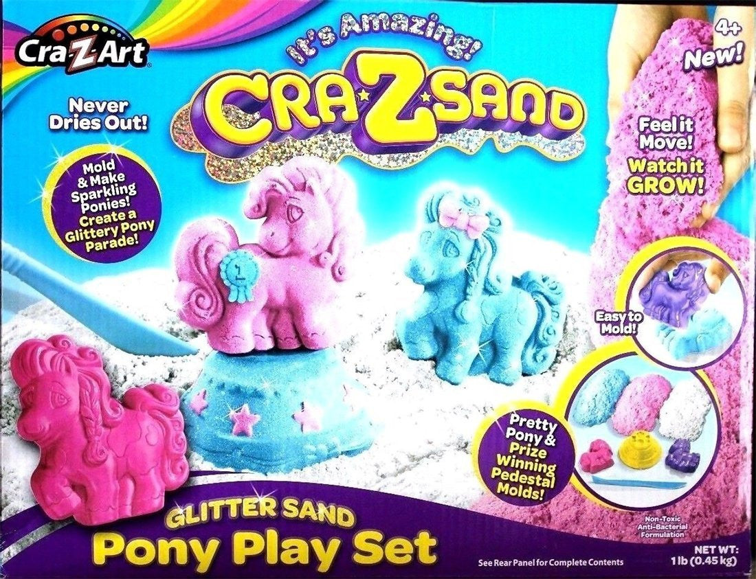 Cra-Z-Sand Glitter Sand Pony Play Set