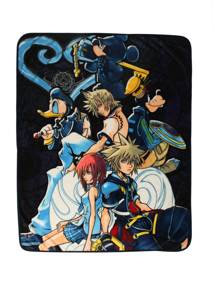 Disney Kingdom Hearts 'Characters' Throw Blanket