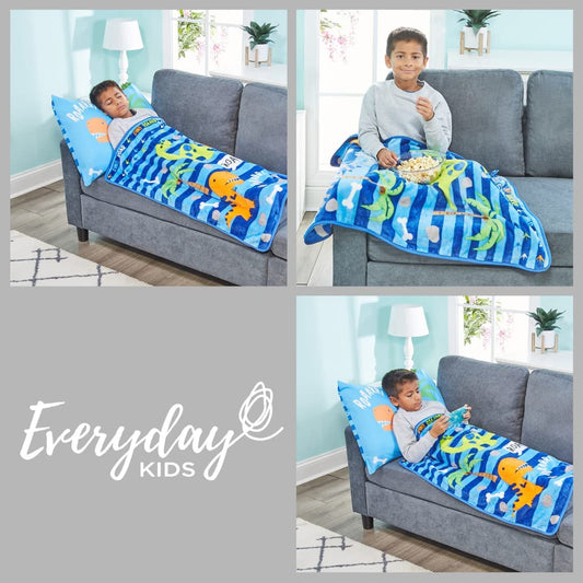Everyday Kids Dinosaur Blanket
