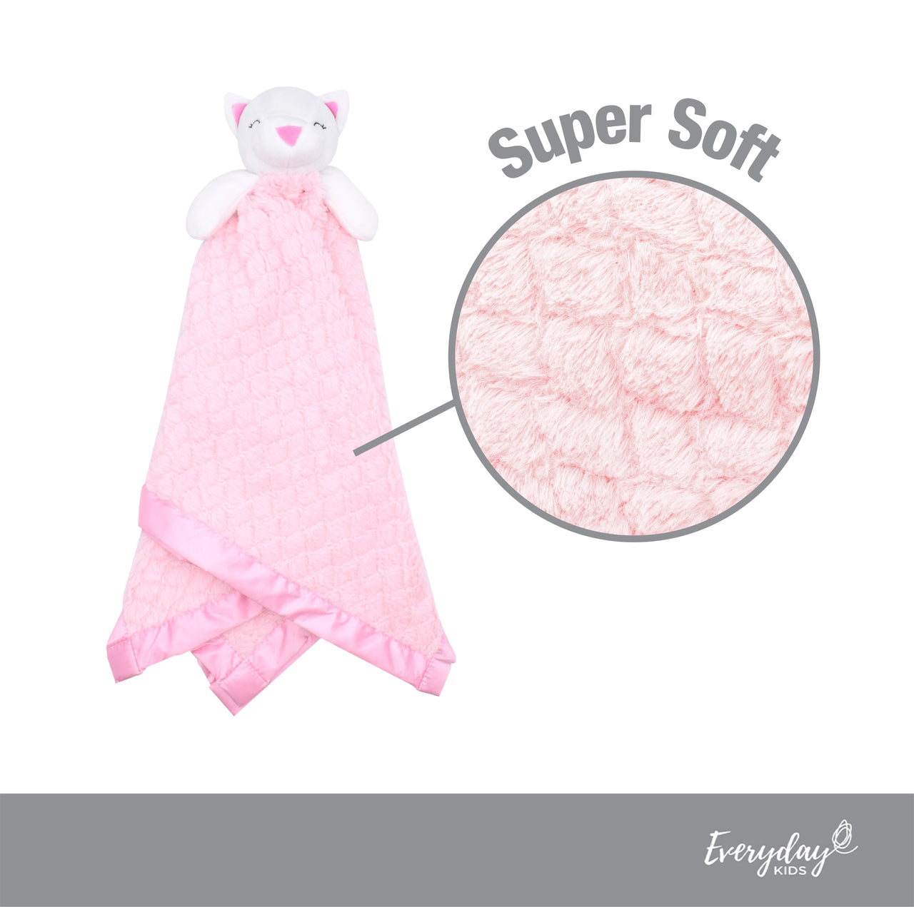 Everyday Kids Pink Security Blanket