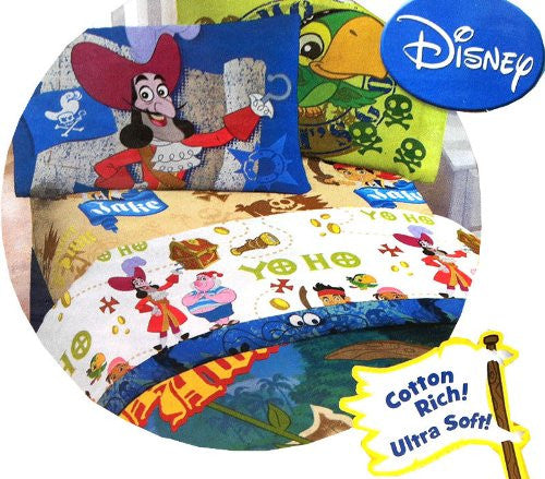 Disney Jake and the Never Land Pirates Twin Sheet Set