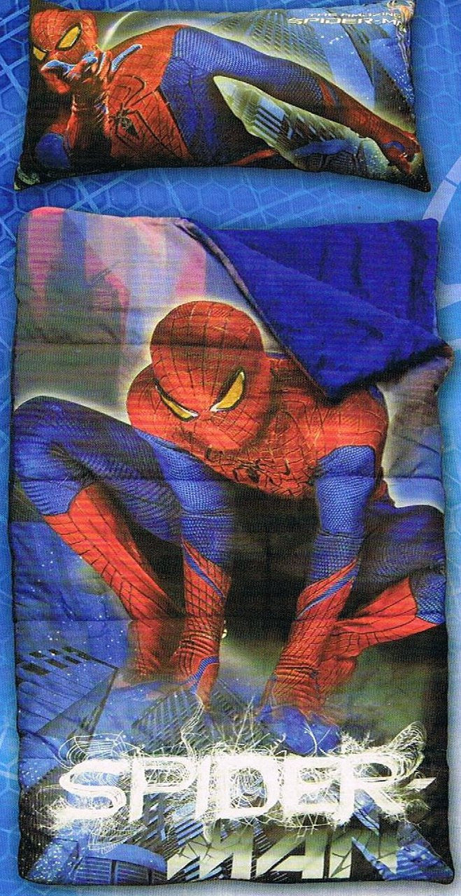Marvel Spiderman Slumber Bag with a Pillow