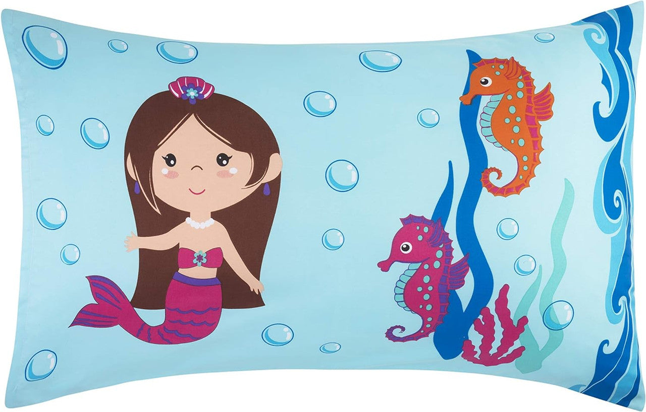 Everyday Kids Mermaid 3PC Twin Size Bed Sheet Set