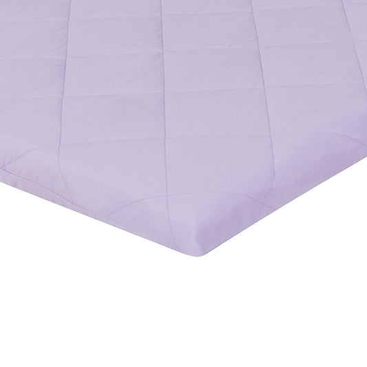 EVERYDAY KIDS Quilted Pack N' Play Playard Sheet - Purple
