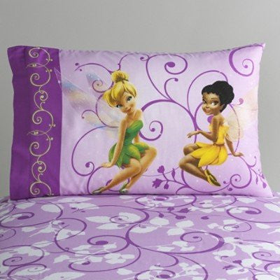 Disney Fairies Pre-Washed Reversible Pillowcase