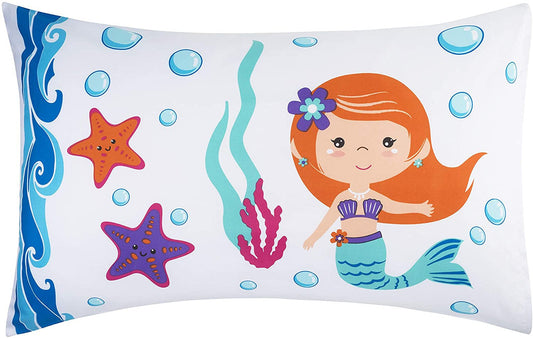 Everyday Kids 3-Piece Toddler Sheet Set - Mermaids Undersea Adventure