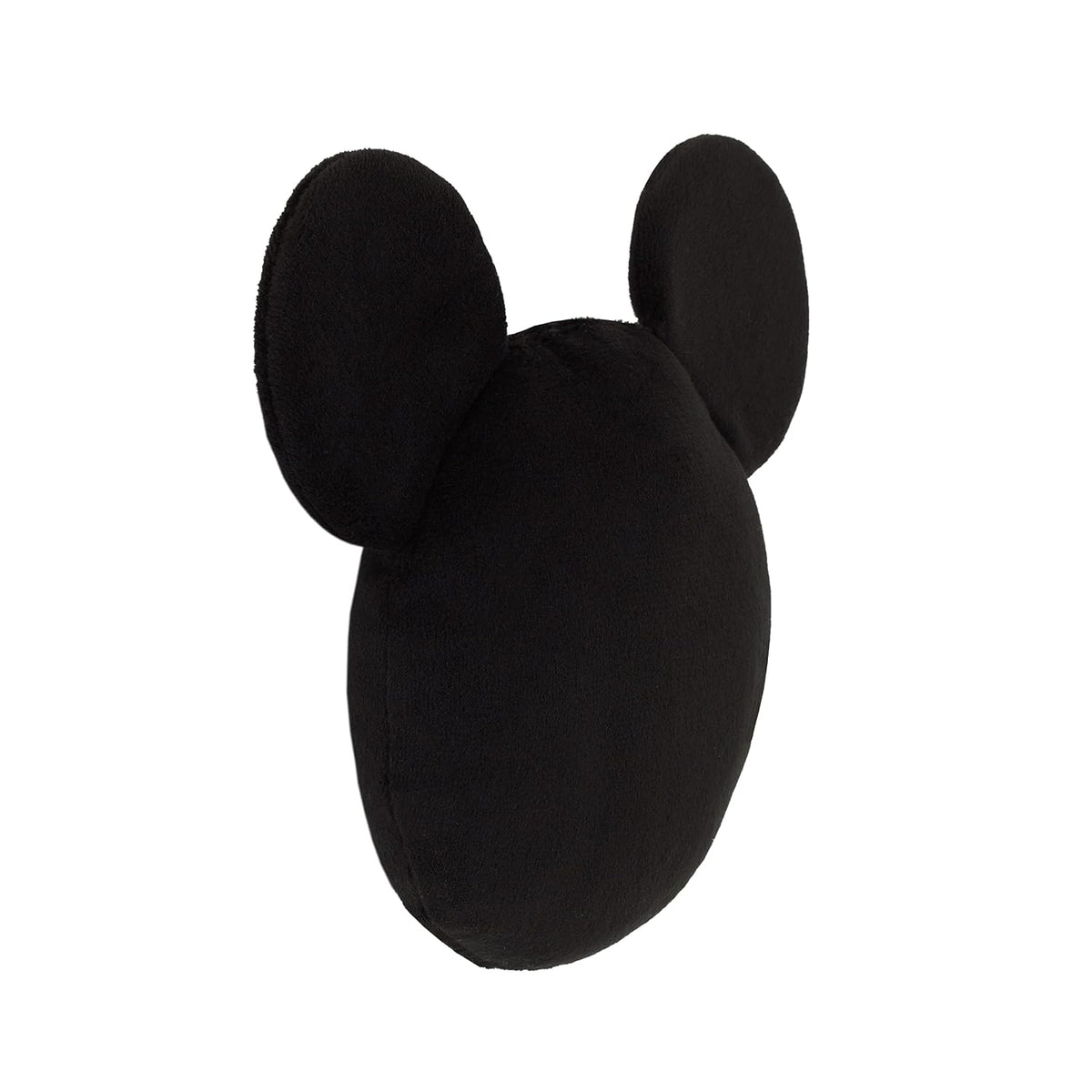 Disney Mickey Mouse Shaped Plush Nursery Wall Decor, 3-Piece 3D Dimensional Silhouette Wall Hangings, Black