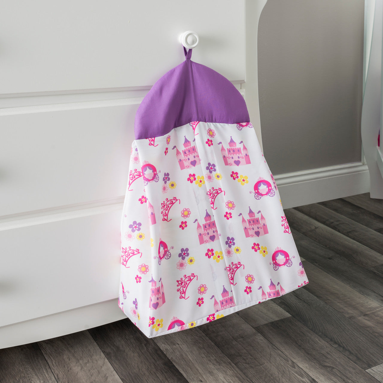 Everyday Kids 4 Piece Girls Crib Bedding Set -Princess Storyland