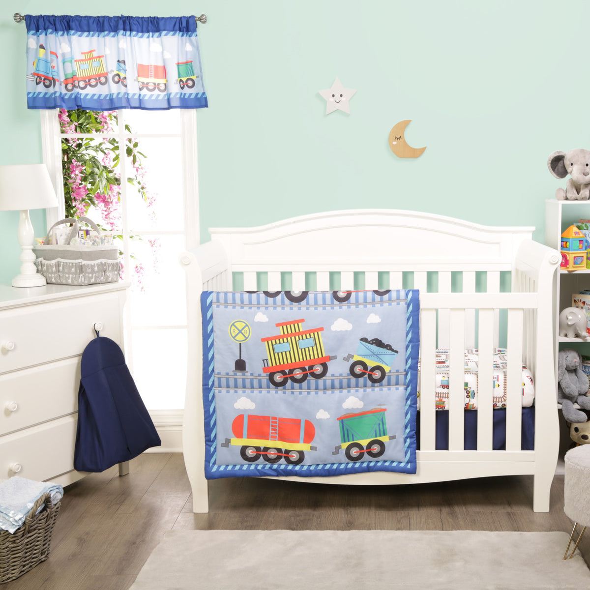 Everyday Kids Choo Choo Train Window Valance
