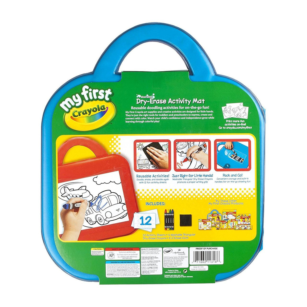 Crayola My First Washable Color and Erase Activity Set
