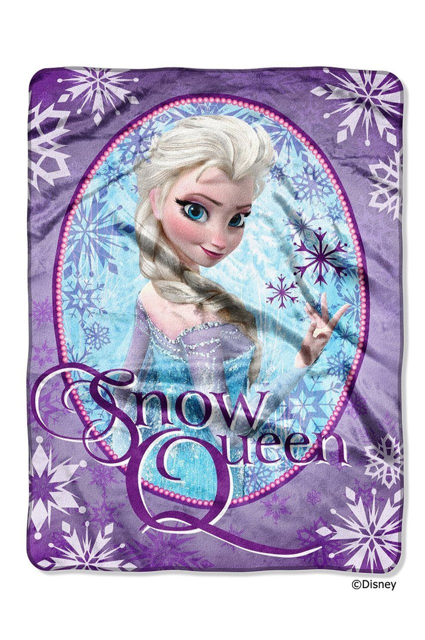 Disney Frozen "Snow Queen" Plush Micro Raschel Throw