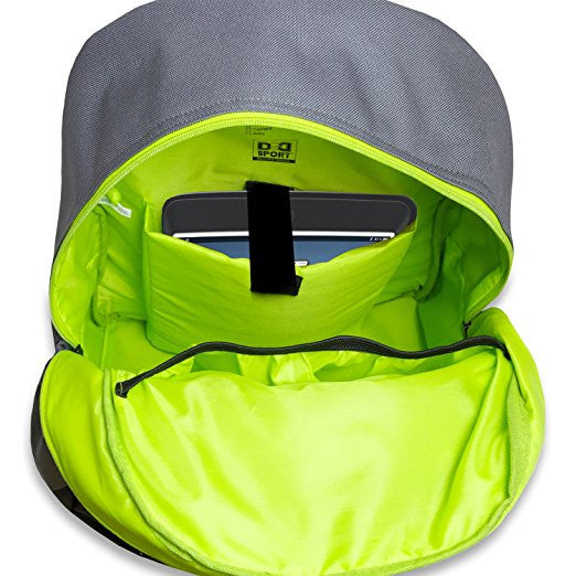 Diaper Dude Sport Backpack Diaper Bag by Chris Pegula - Grey Colorblock