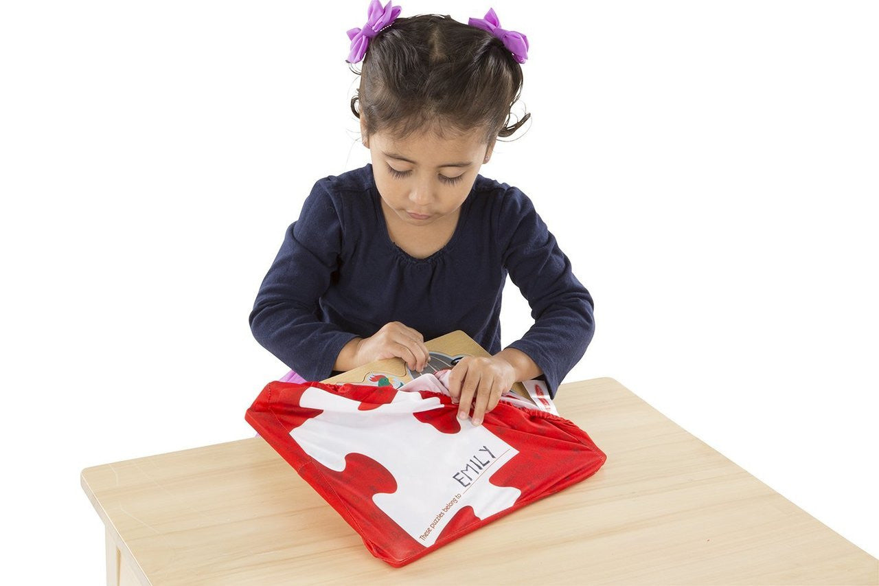 Wooden Jigsaw Puzzles Set: Safari and Farm