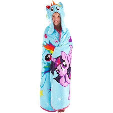 My Little Pony Rainbow Dash Hat & Throw Wrap Set by Hoodiwinks