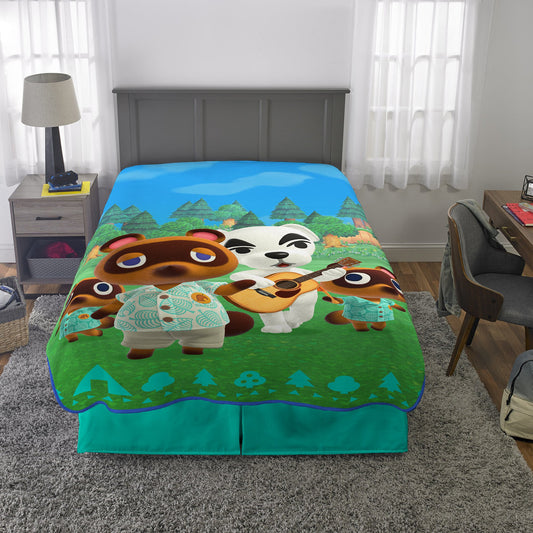 Animal Crossing Blanket, 62" x 90"