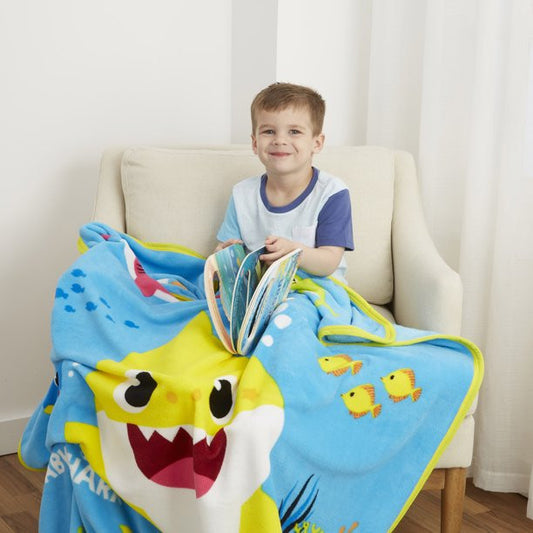 Baby Shark Throw, 46" x 60"