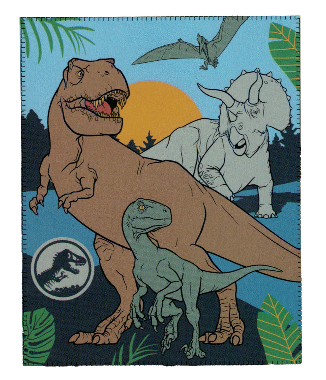 Jurassic World Fleece Throw , 40"x 50"