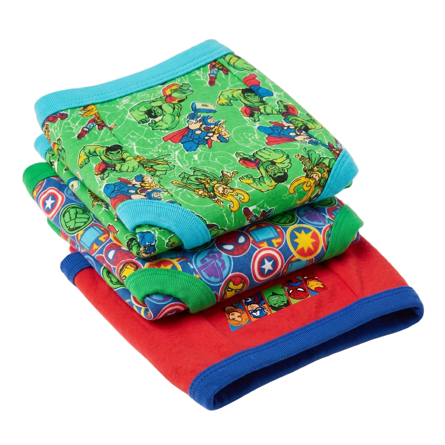 Marvel Avengers Toddler Boys 3-Pack Potty Training Pants, Superhero Underwear Set, Multicolor, Sizes 2T/3T