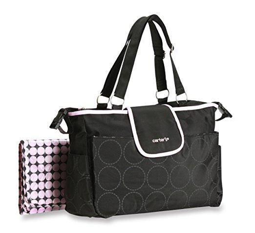Carter's "Tonal Dot" Fashion Tote Diaper Bag