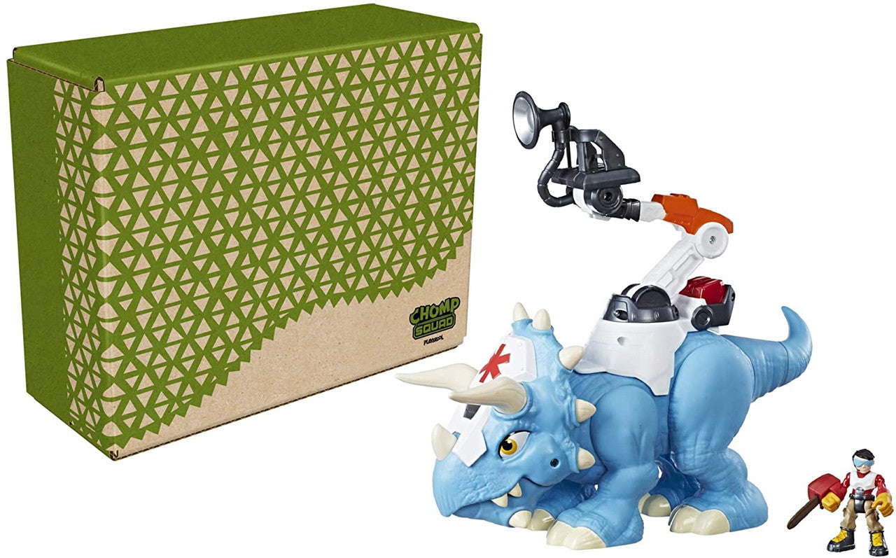 Chomp Squad Playskool Doc Tops and Sam Scrubs Figures