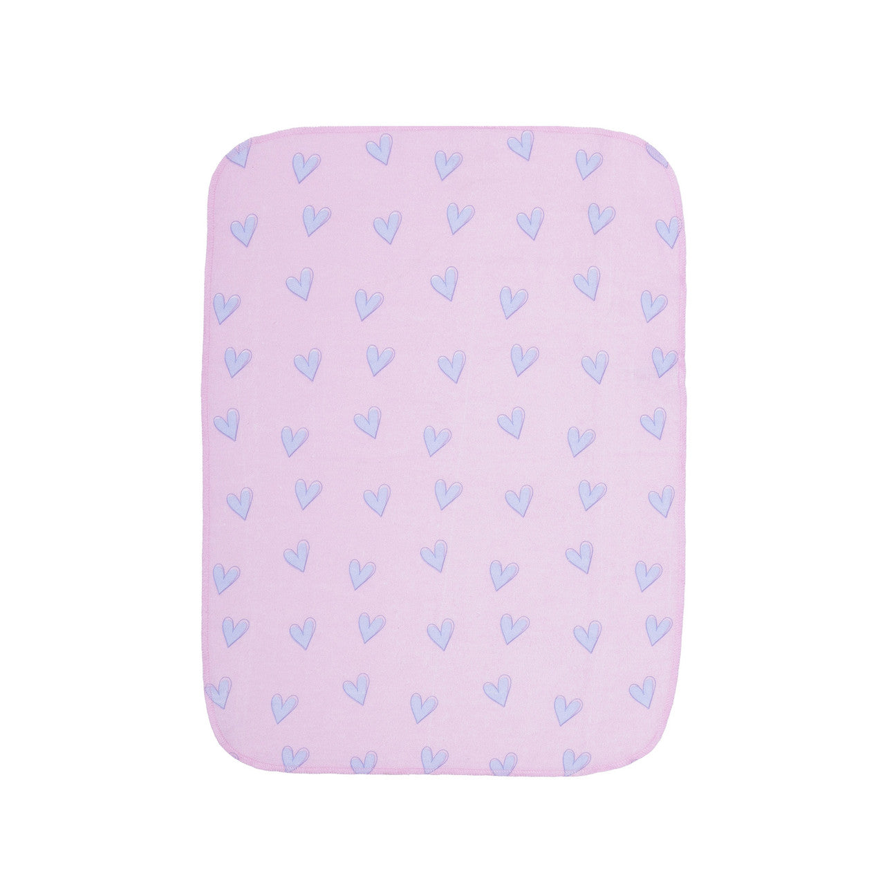 EVERYDAY KIDS 12 Pack Burp Cloths - Paris/Flowers/Hearts