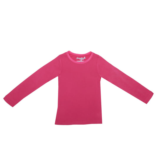 EVERYDAY KIDS Girls Pink Thermal Top and Bottom Underwear Set