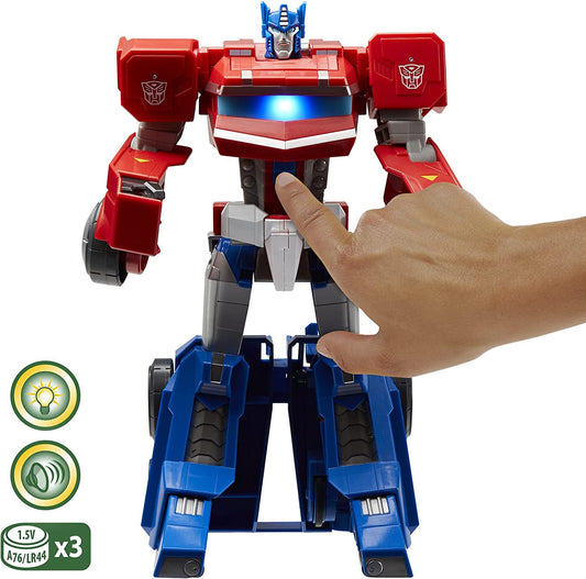 Transformers Cyberverse Roll and Change Optimus Prime