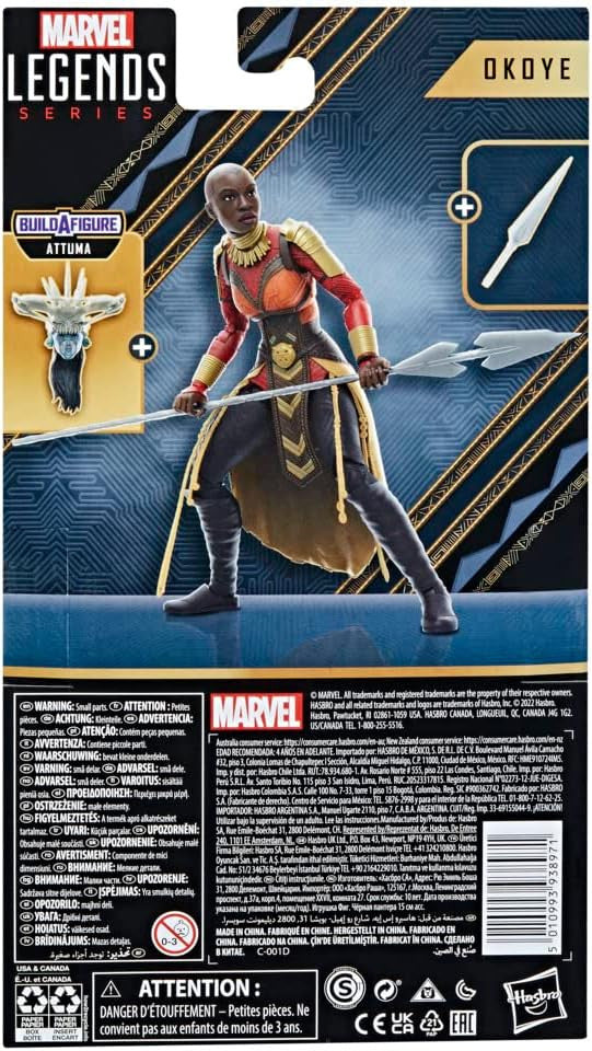 Marvel Legends Series Black Panther Wakanda Forever Okoye