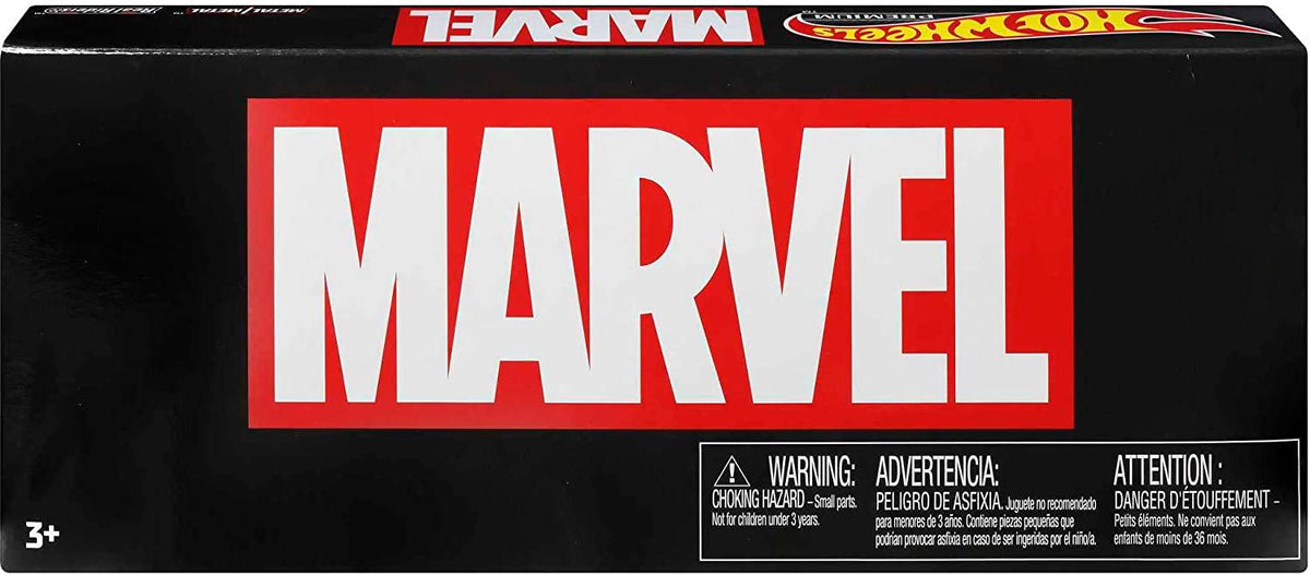 Hot Wheels Marvel Premium 4-Pack Die-Cast Vehicle Set, 1:64 Scale with RealRiders Tires