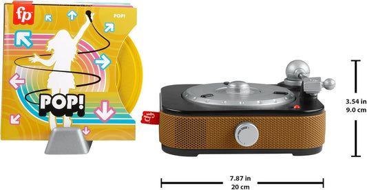 Fisher-Price Rockin’ Record Player Musical Toy for Preschool Pretend Play