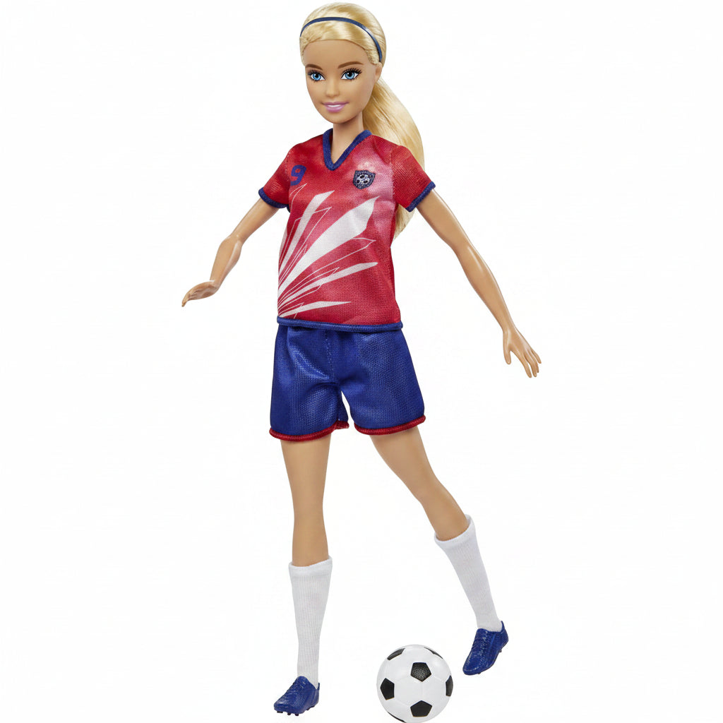 Barbie Careers Soccer Player Fashion Doll & Accessory