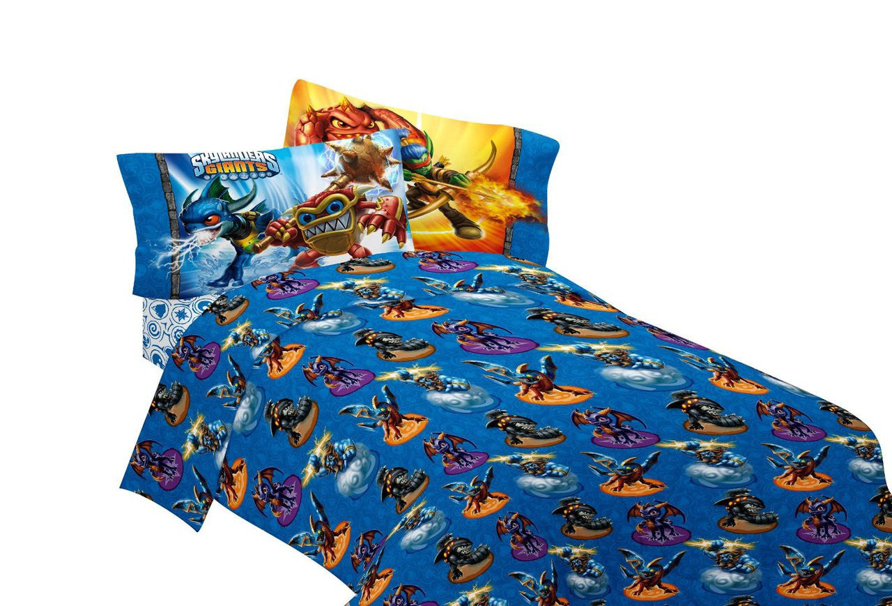 Skylanders "Sky Friends" 3pc Twin Sheet Set