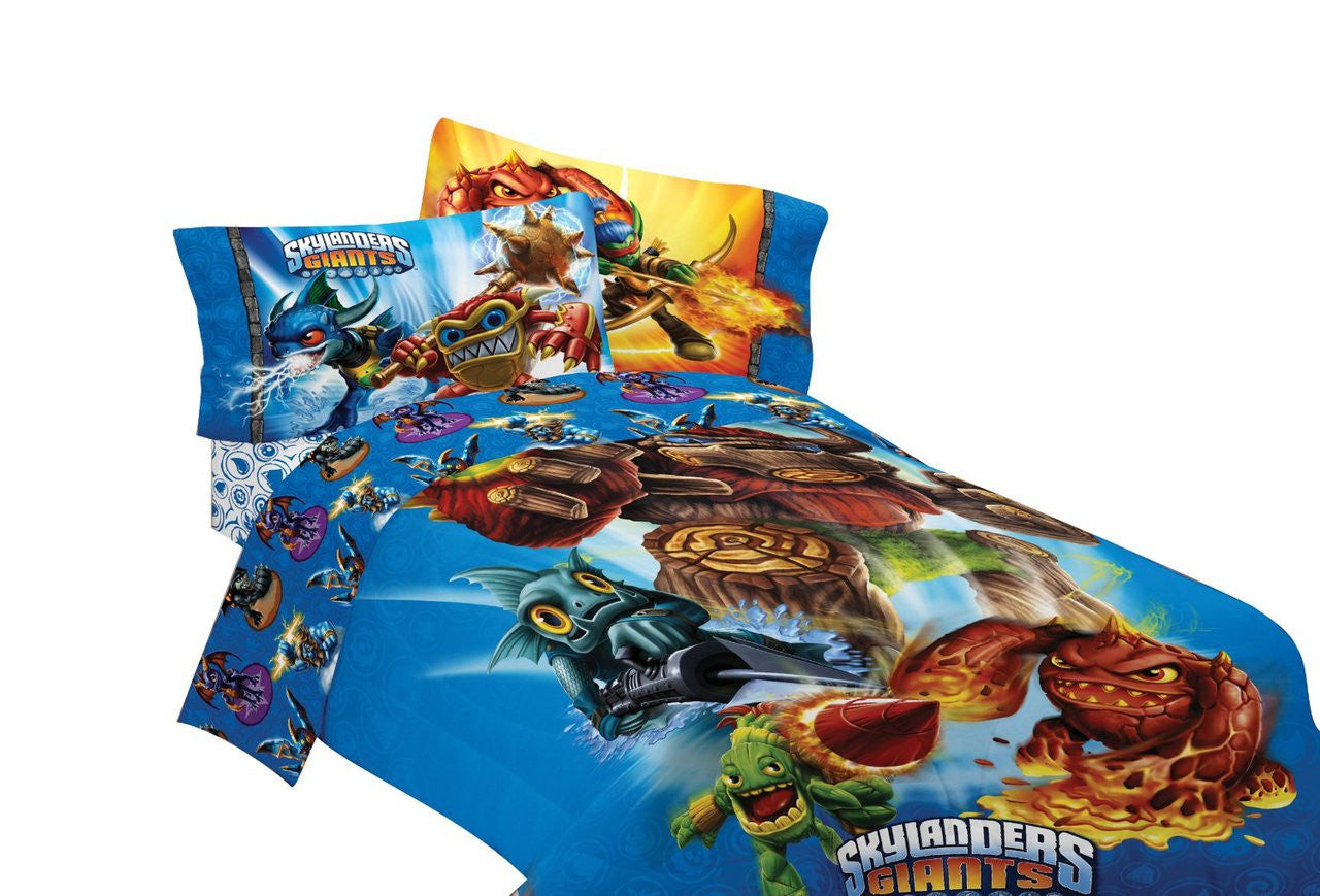 Activision Skylanders Sky Friends Microfiber Comforter, Twin