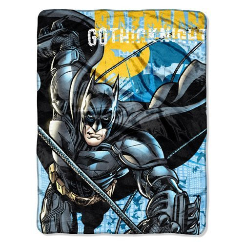 DC Originals Batman "Call of the Bat" Micro-Raschel Blanket, 46" by 60"