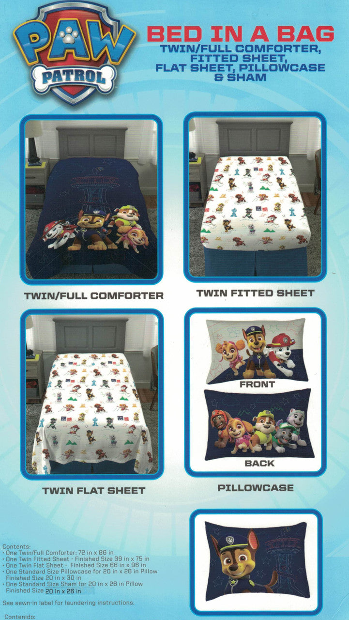 Paw Patrol Twin Bed in a Bag