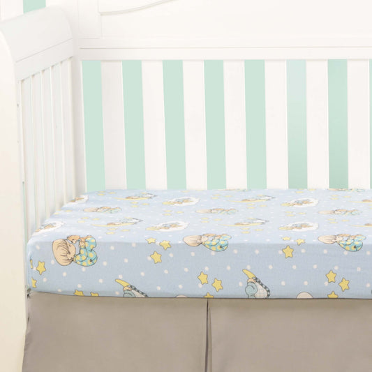 EVERYDAY KIDS Fitted Crib Sheets - Precious Moments Boys
