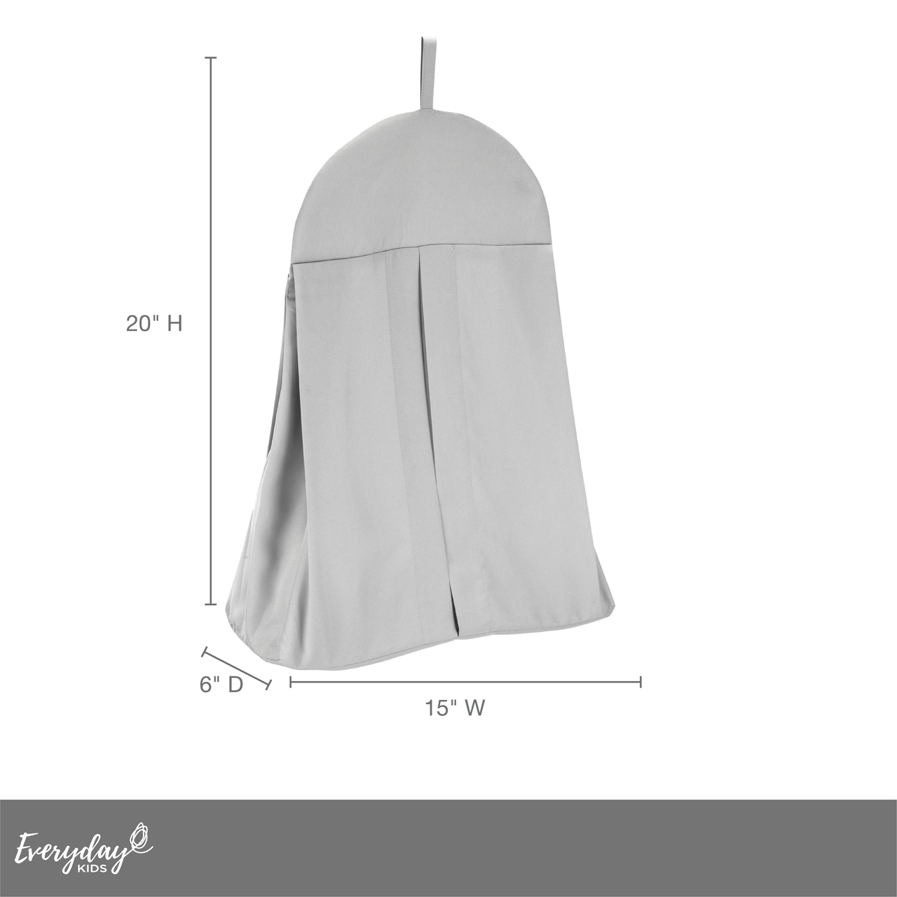 Everyday Kids Gray Diaper Stacker