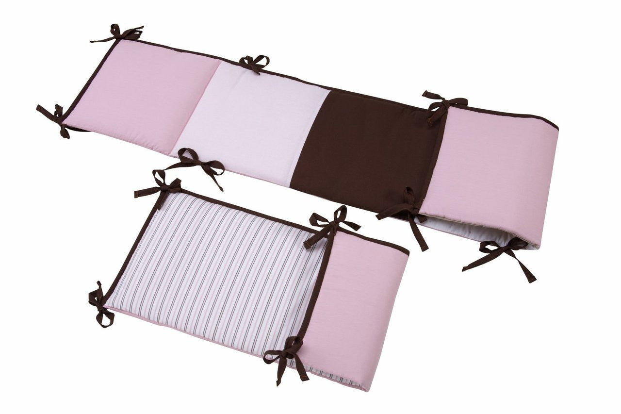 Nautica Isabella Traditional Padded Crib Bumper