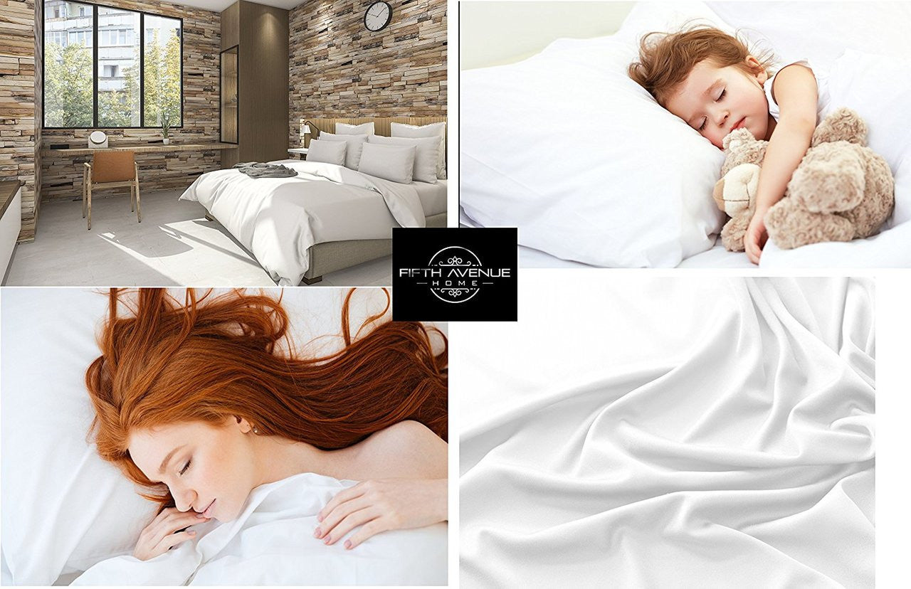 Fifth Avenue Home 'Bright White' Full Size Sheet Set