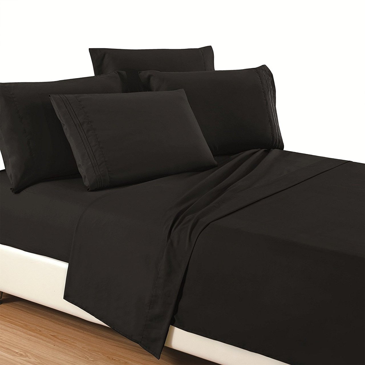 Fifth Avenue Home 'Jet Black' Full Size Bed Sheet Set
