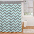 Ryder 'Aqua/Grey' Shower Curtain