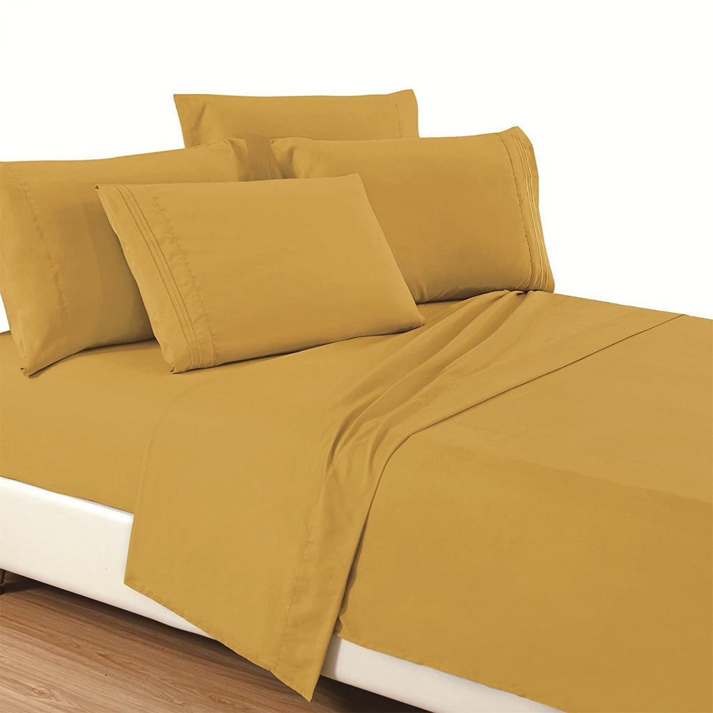 Fifth Avenue Home 'Nugget Gold' Full Size Bed Sheet Set