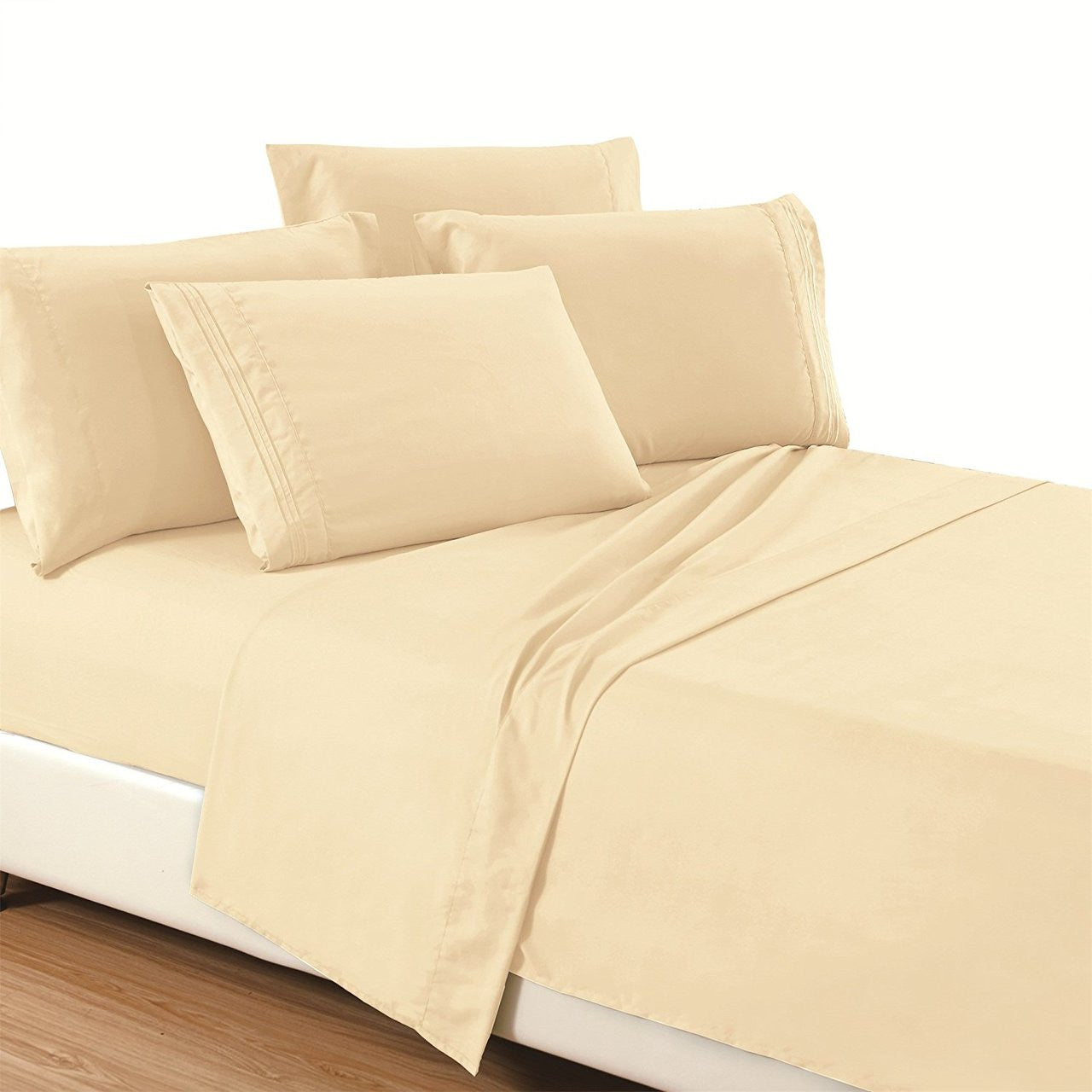 Fifth Avenue Home 'Vanilla' Twin Size Bed Sheet Set