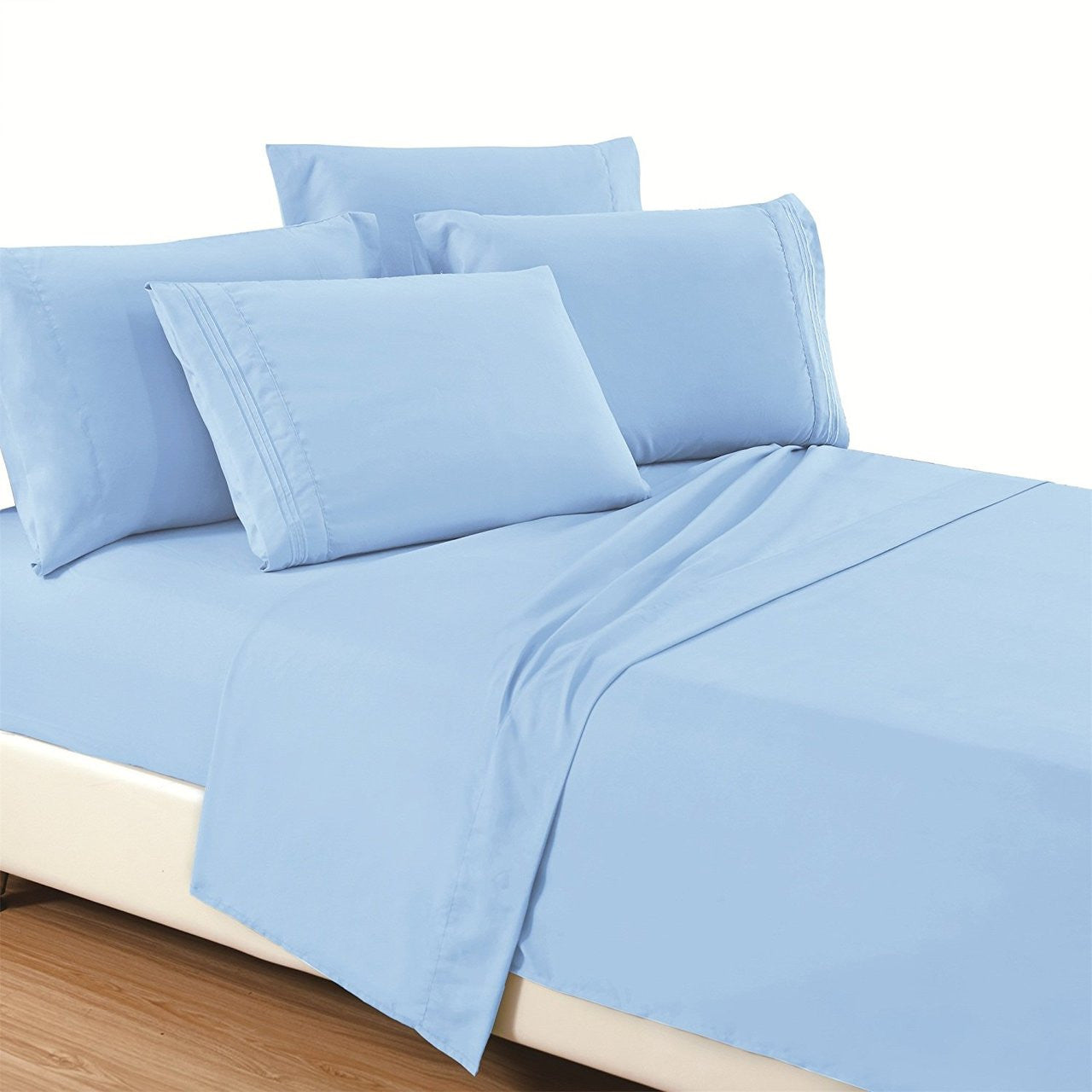 Fifth Avenue Home 'Light Blue' Full Size Bed Sheet Set