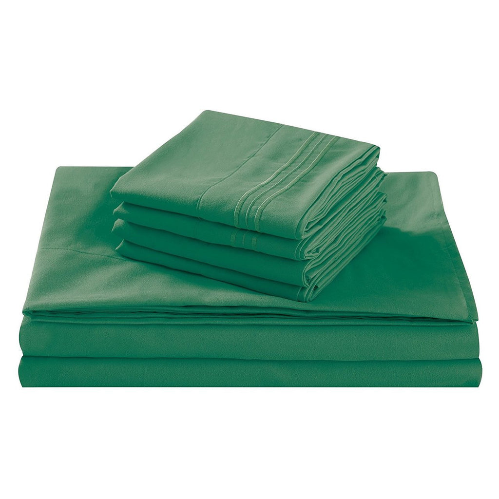 Fifth Avenue Home 'Hunter Green' Full Size Bed Sheet Set