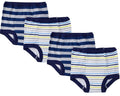 Gerber Little Boys 4-Pack Training Pants - Blue Stripes (2T)