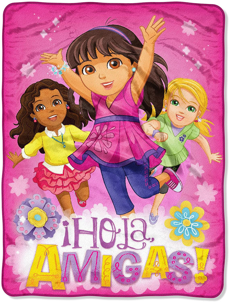 Dora & Friends "Girl Magic" Super Plush Throw