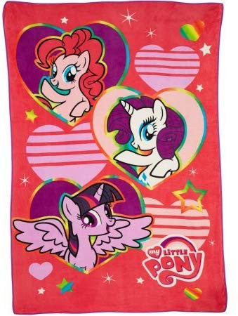 My Little Pony Plush Blanket - 'We love Ponies'