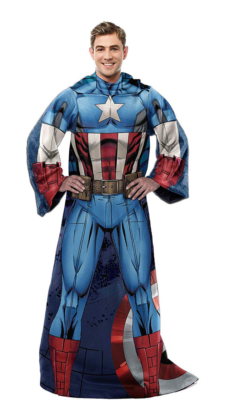 Captain America "First Avenger" Adult Comfy Throw